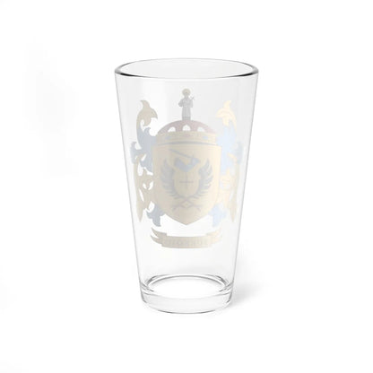Coa Hungary Town Bükkösd (Hungary) (Coat of Arms) Pint Glass 16oz - Go Mug Yourself