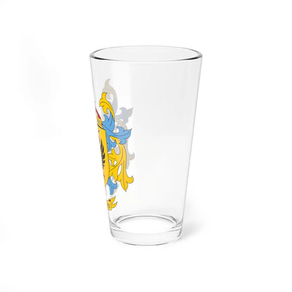 Coa Hungary Town Bükkösd (Hungary) (Coat of Arms) Pint Glass 16oz - Go Mug Yourself