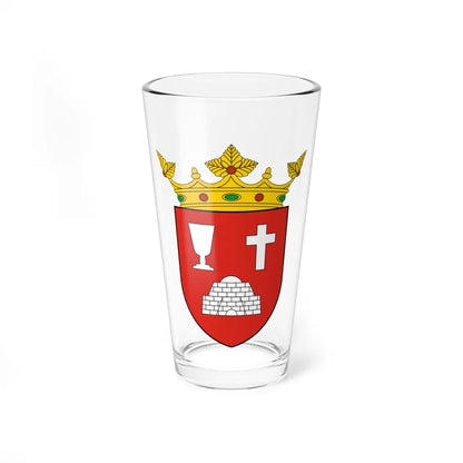 Coa Hungary Town Bükkszentkereszt (Hungary) (Coat of Arms) Pint Glass 16oz 16oz - Go Mug Yourself