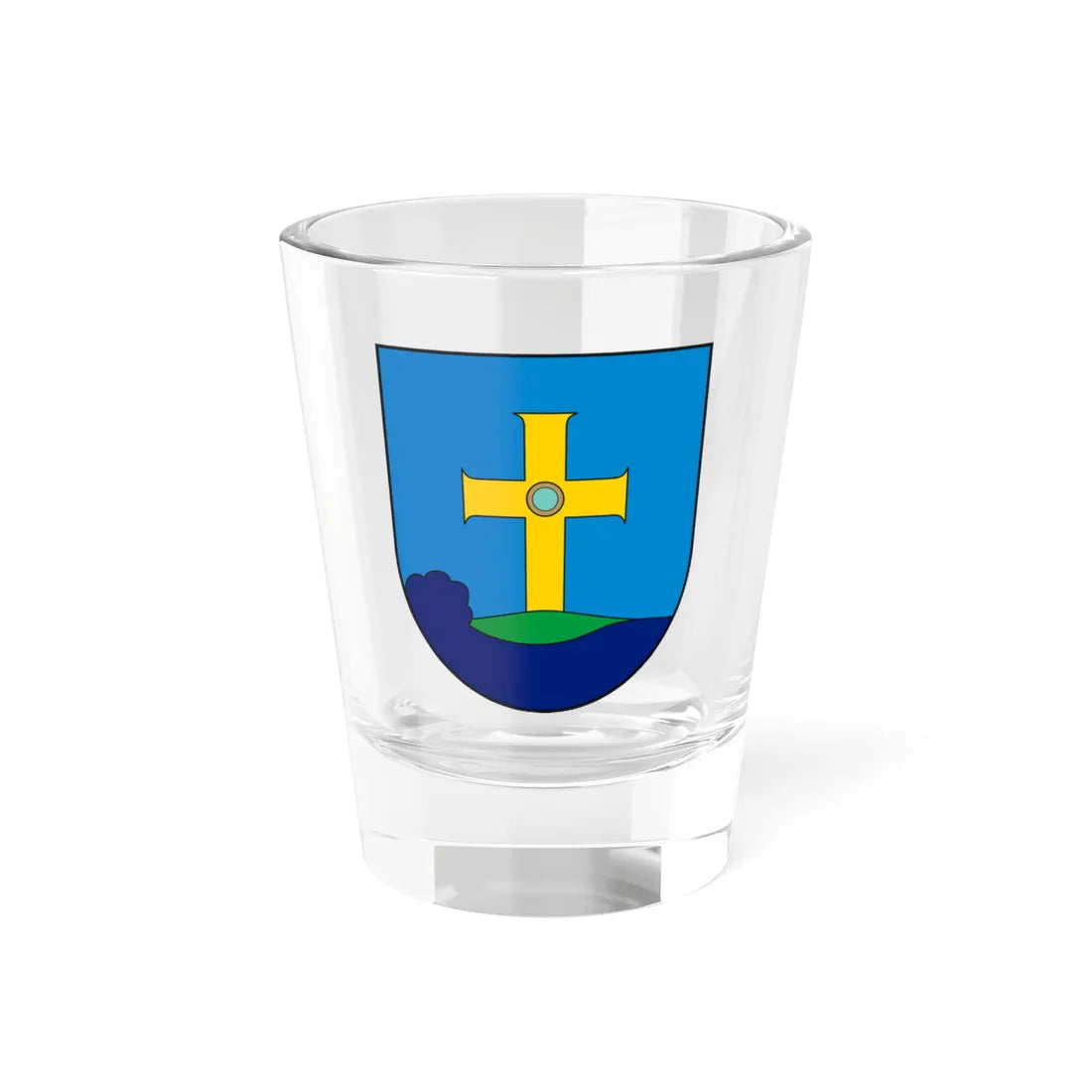 Coa Hungary Town Bodrogolaszi (Hungary) (Coat of Arms) Shot Glass 1.5oz 1.5oz - Go Mug Yourself