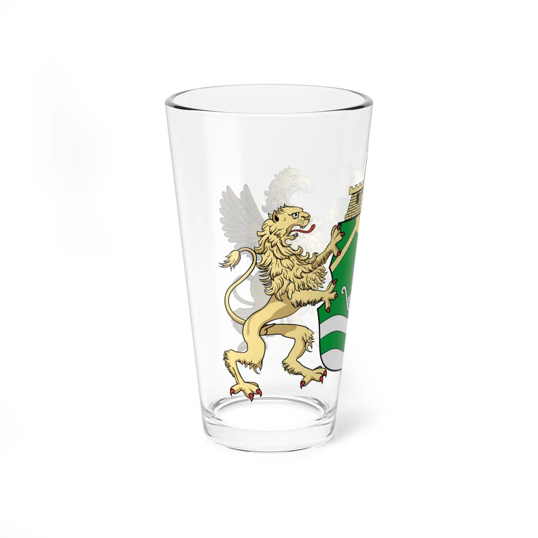 Coa Hungary Town Budapest 9th big (Hungary) (Coat of Arms) Pint Glass 16oz - Go Mug Yourself