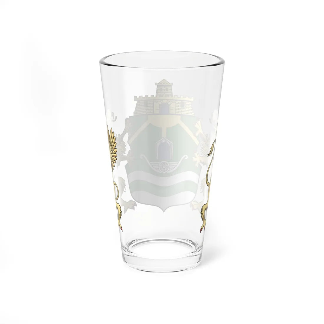 Coa Hungary Town Budapest 9th big (Hungary) (Coat of Arms) Pint Glass 16oz - Go Mug Yourself