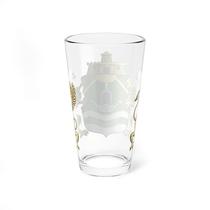 Coa Hungary Town Budapest 9th big (Hungary) (Coat of Arms) Pint Glass 16oz - Go Mug Yourself