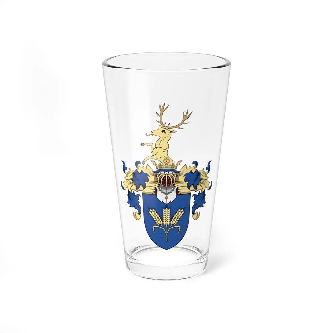 Coa Hungary Town Csebény big (Hungary) (Coat of Arms) Pint Glass 16oz 16oz - Go Mug Yourself