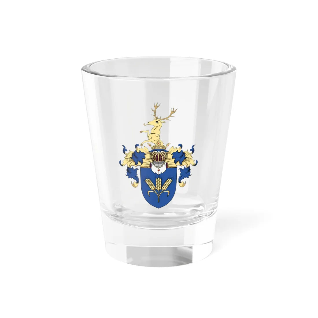 Coa Hungary Town Csebény big (Hungary) (Coat of Arms) Shot Glass 1.5oz 1.5oz - Go Mug Yourself
