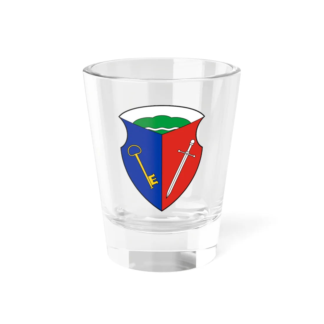 Coa Hungary Town Cserháthaláp (Hungary) (Coat of Arms) Shot Glass 1.5oz 1.5oz - Go Mug Yourself