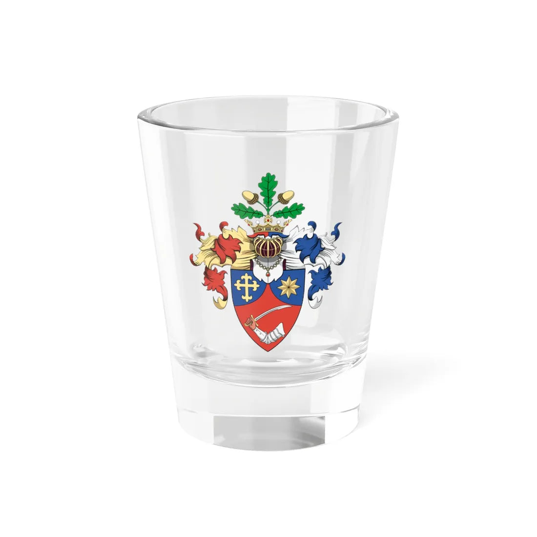 Coa Hungary Town Csertő big (Hungary) (Coat of Arms) Shot Glass 1.5oz 1.5oz - Go Mug Yourself