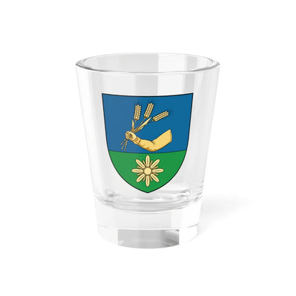 Coa Hungary Town Csorvás (Hungary) (Coat of Arms) Shot Glass 1.5oz 1.5oz - Go Mug Yourself