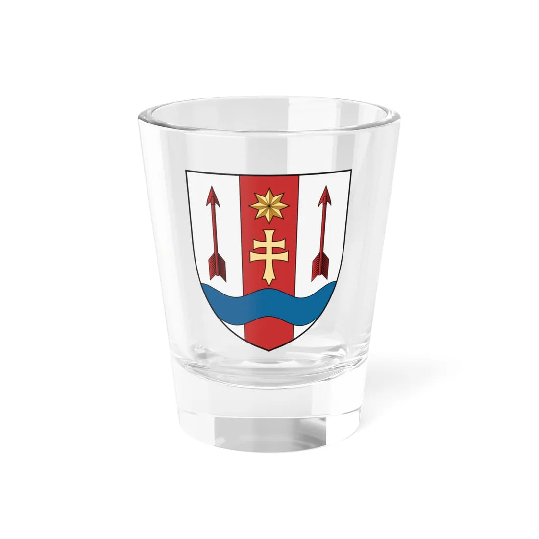 Coa Hungary Town Csép (Hungary) (Coat of Arms) Shot Glass 1.5oz 1.5oz - Go Mug Yourself