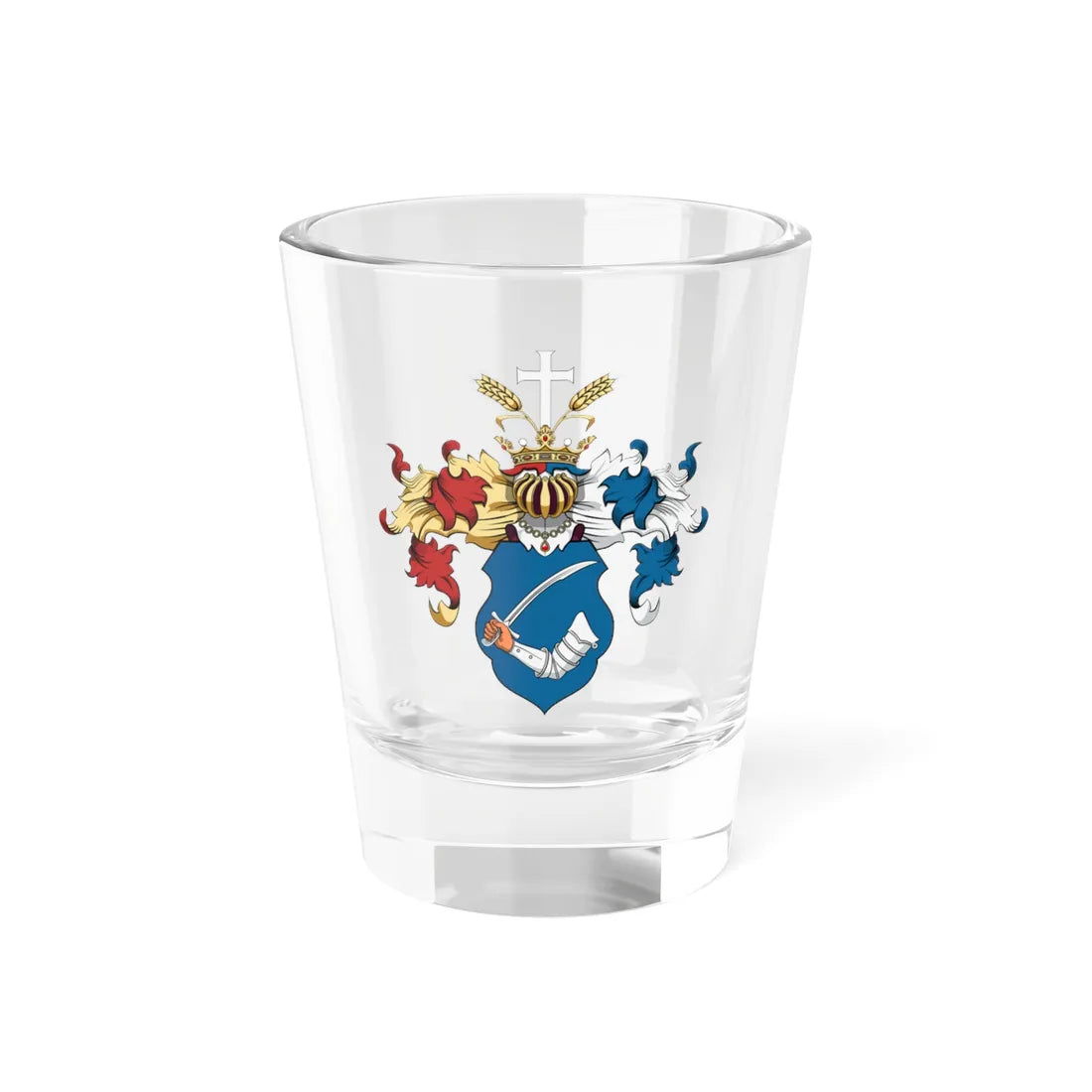 Coa Hungary Town Csépa big (Hungary) (Coat of Arms) Shot Glass 1.5oz 1.5oz - Go Mug Yourself