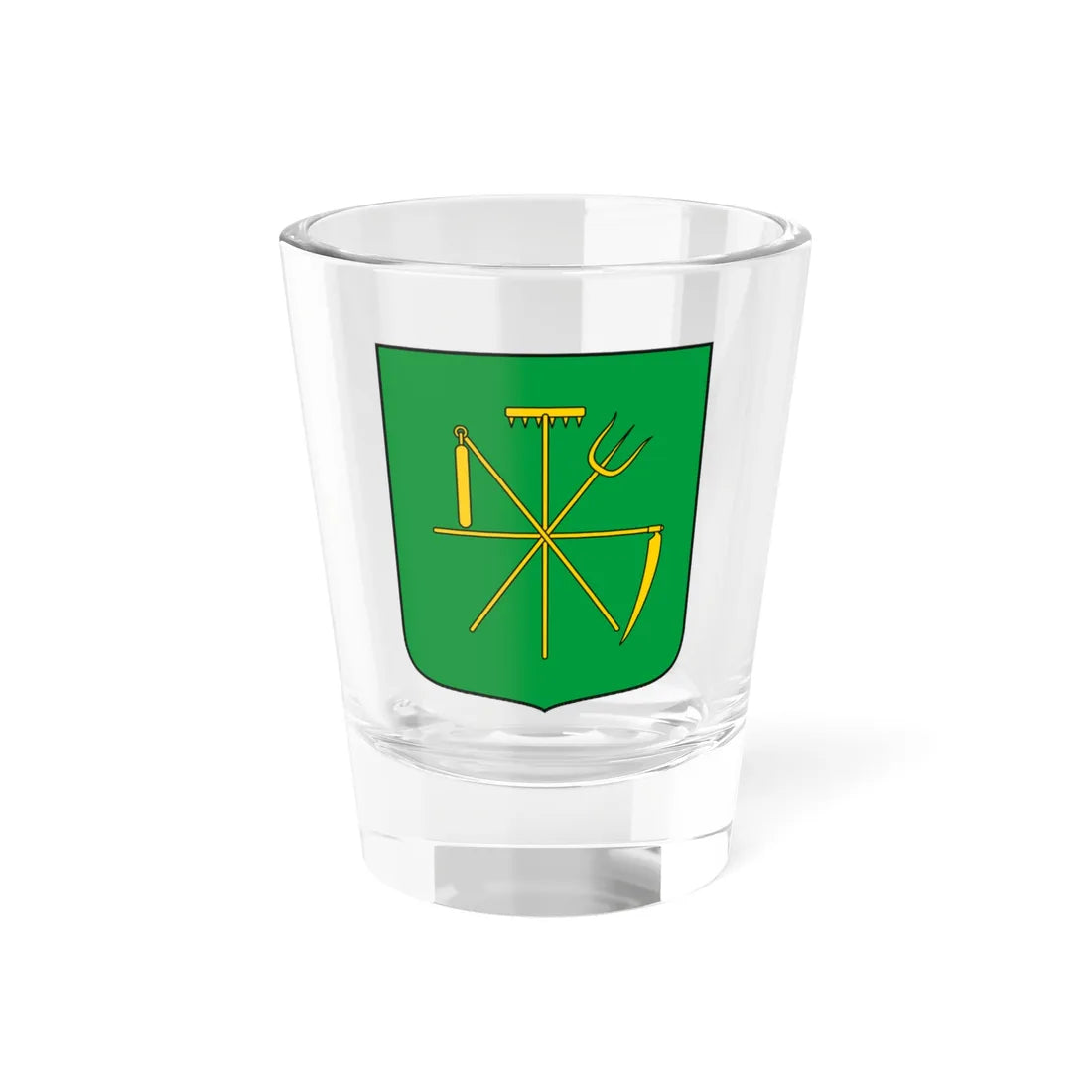 Coa Hungary Town Edde (Hungary) (Coat of Arms) Shot Glass 1.5oz 1.5oz - Go Mug Yourself