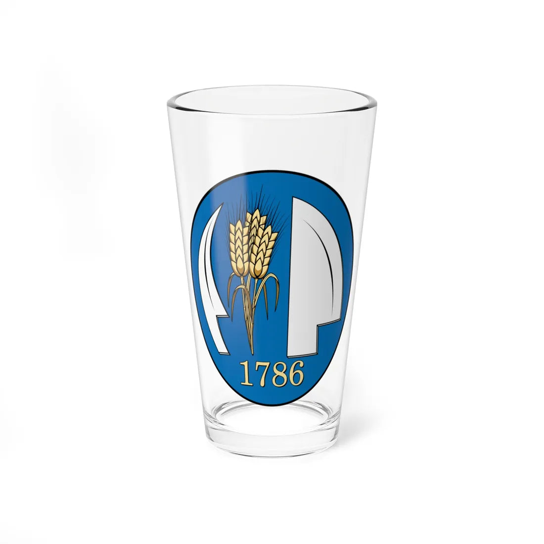 Coa Hungary Town Egerfarmos (Hungary) (Coat of Arms) Pint Glass 16oz - Go Mug Yourself