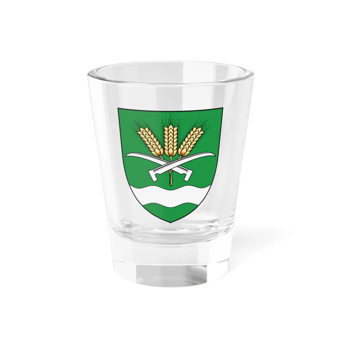 Coa Hungary Town Egerág (Hungary) (Coat of Arms) Shot Glass 1.5oz 1.5oz - Go Mug Yourself