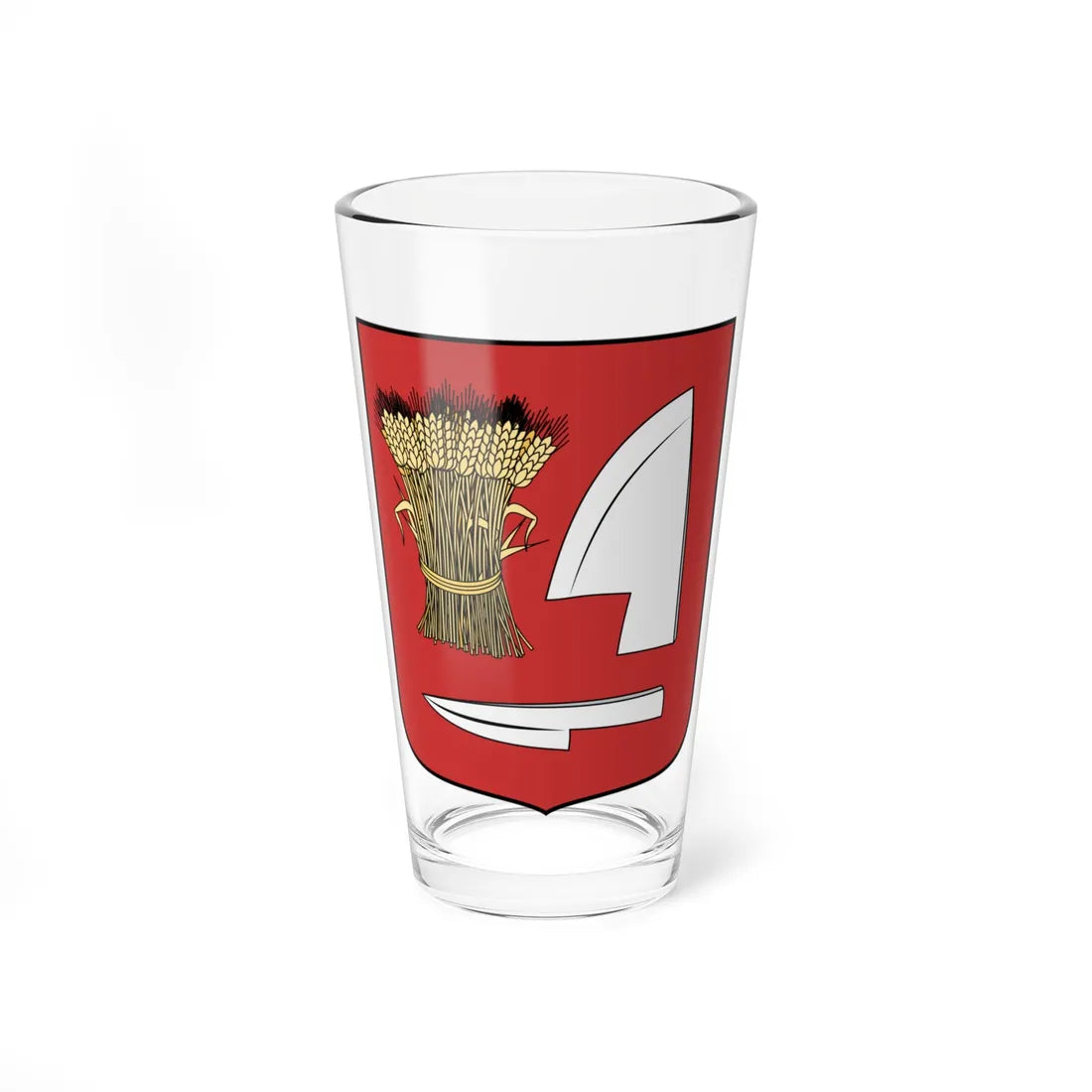 Coa Hungary Town Fonó (Hungary) (Coat of Arms) Pint Glass 16oz 16oz - Go Mug Yourself