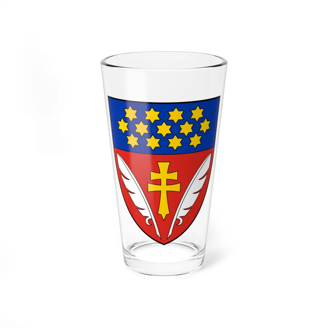 Coa Hungary Town Fürged (Hungary) (Coat of Arms) Pint Glass 16oz - Go Mug Yourself