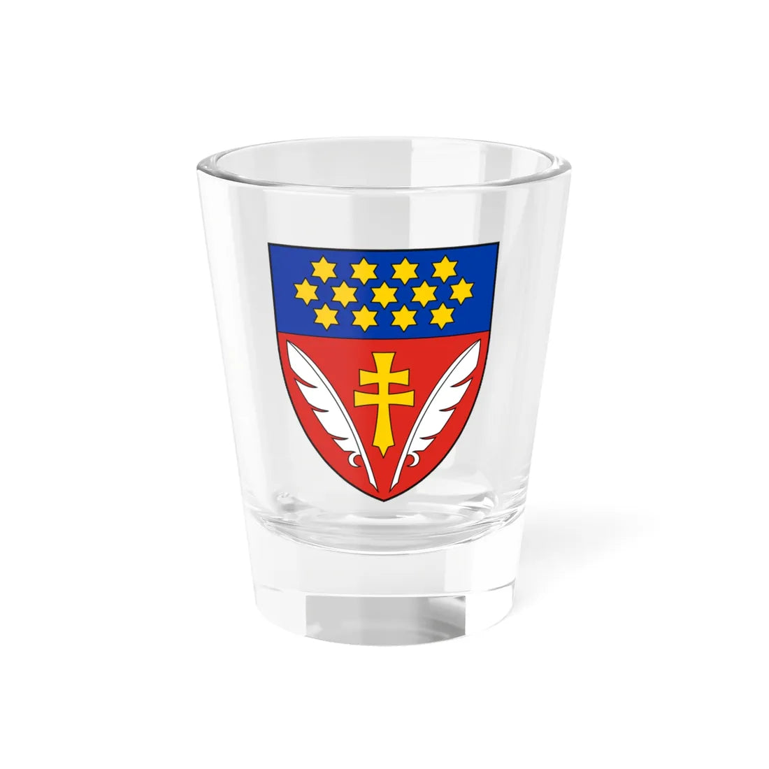 Coa Hungary Town Fürged (Hungary) (Coat of Arms) Shot Glass 1.5oz 1.5oz - Go Mug Yourself