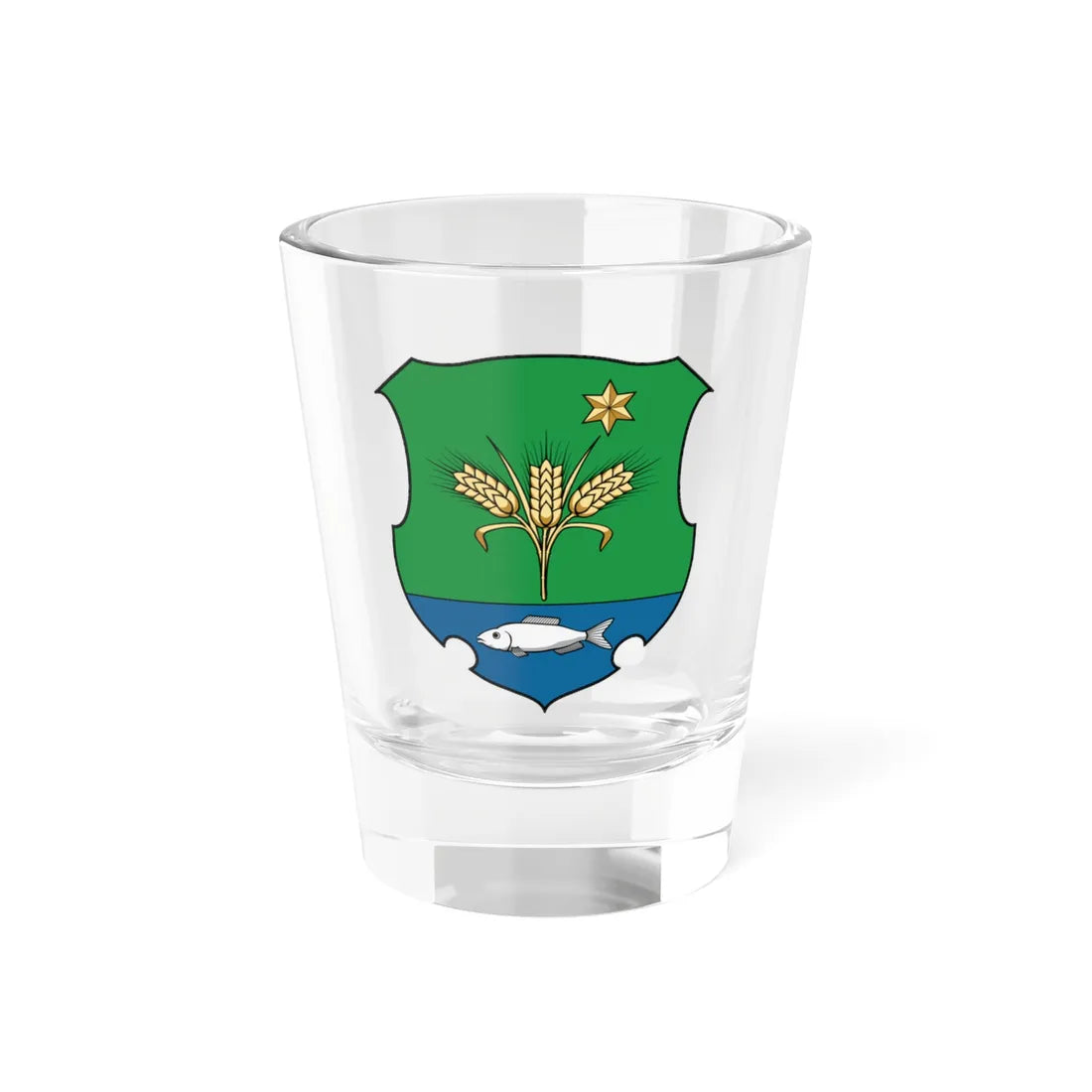 Coa Hungary Town Geszteréd (Hungary) (Coat of Arms) Shot Glass 1.5oz 1.5oz - Go Mug Yourself