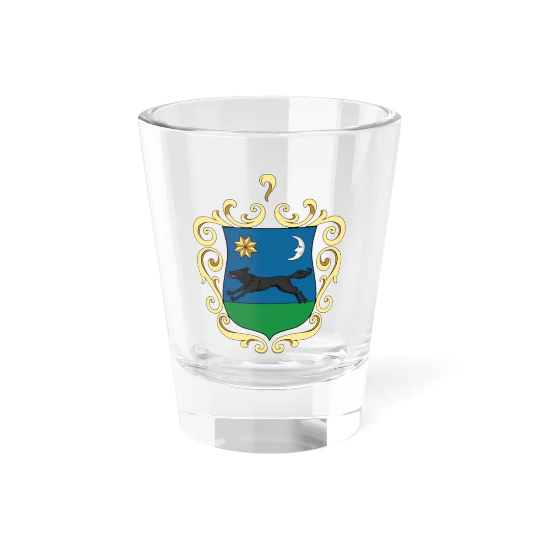 Coa Hungary Town Gyöngyös (Hungary) (Coat of Arms) Shot Glass 1.5oz 1.5oz - Go Mug Yourself