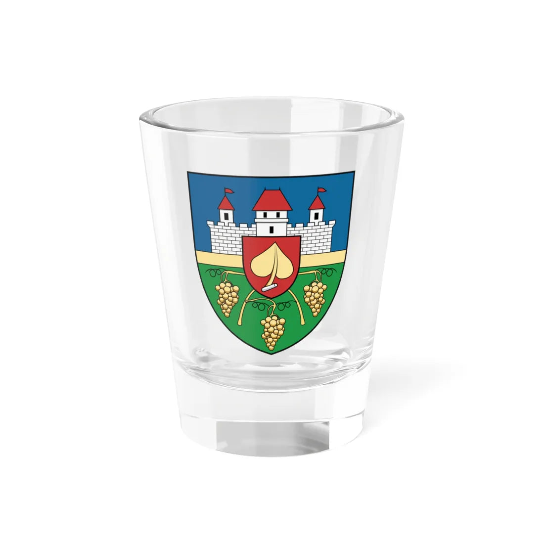 Coa Hungary Town Gyulakeszi (Hungary) (Coat of Arms) Shot Glass 1.5oz 1.5oz - Go Mug Yourself