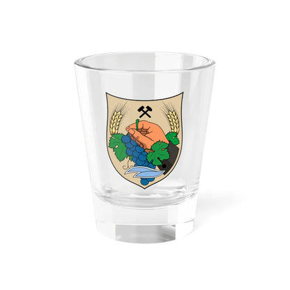 Coa Hungary Town Izsófalva (Hungary) (Coat of Arms) Shot Glass 1.5oz 1.5oz - Go Mug Yourself