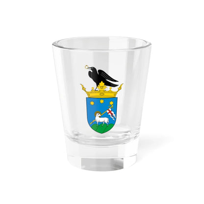 Coa Hungary Town Jánoshalma (Hungary) (Coat of Arms) Shot Glass 1.5oz 1.5oz - Go Mug Yourself