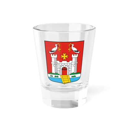 Coa Hungary Town Kalocsa (Hungary) (Coat of Arms) Shot Glass 1.5oz 1.5oz - Go Mug Yourself