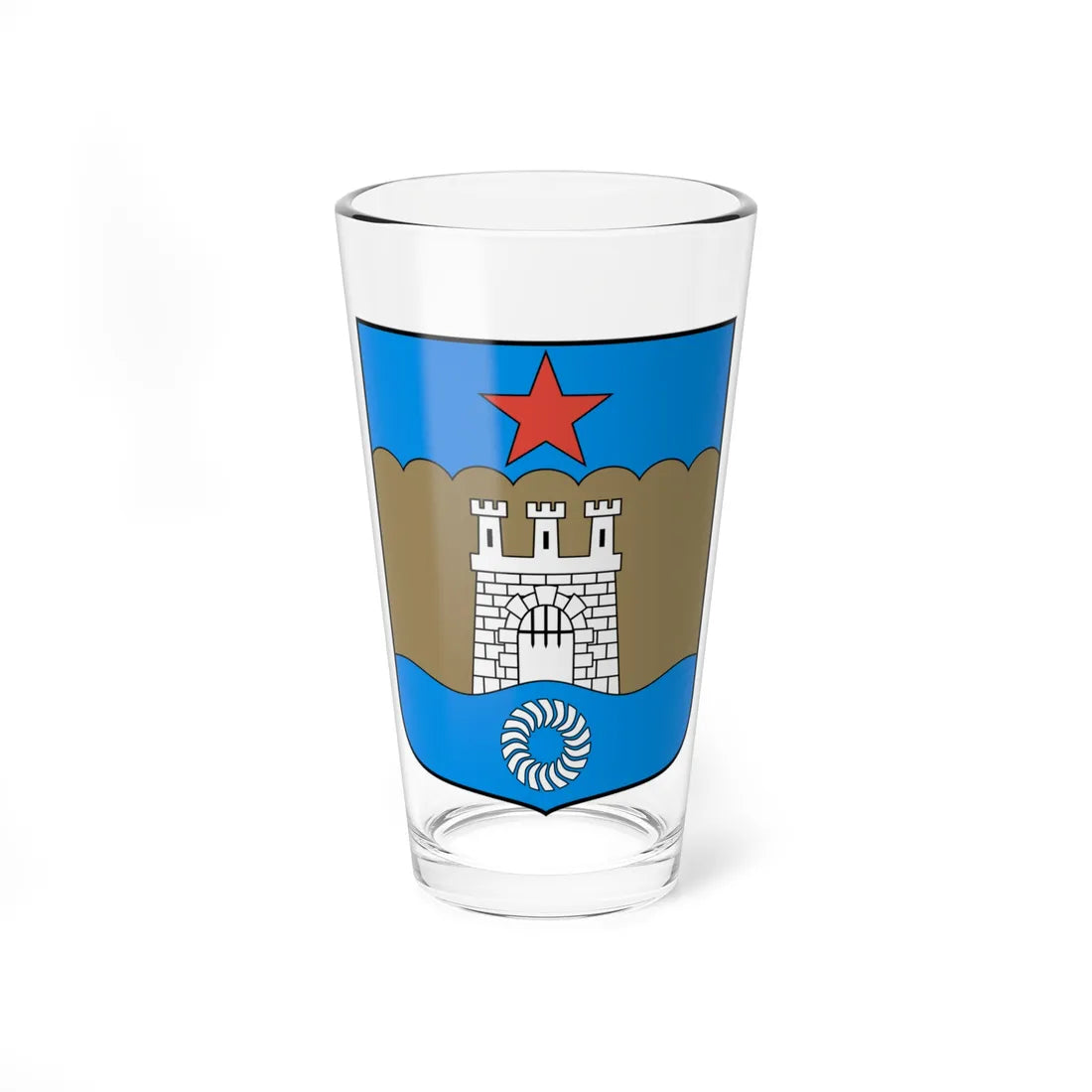 Coa Hungary Town Kaposvár History (Hungary) (Coat of Arms) Pint Glass 16oz 16oz - Go Mug Yourself