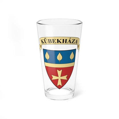 Coa Hungary Town Kübekháza (Hungary) (Coat of Arms) Pint Glass 16oz 16oz - Go Mug Yourself