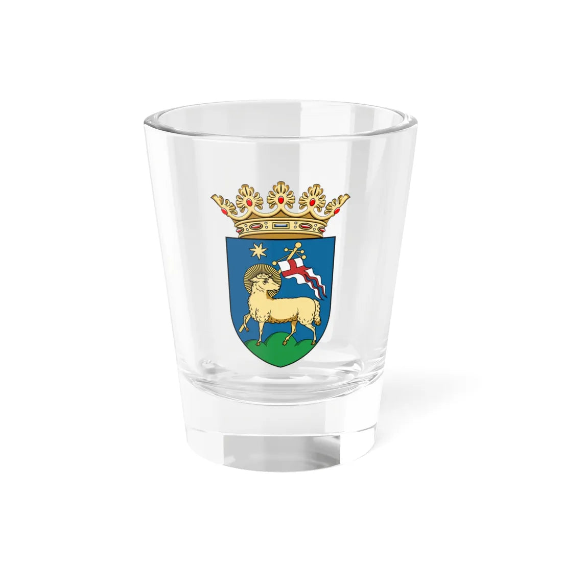 Coa Hungary Town Kecel (Hungary) (Coat of Arms) Shot Glass 1.5oz 1.5oz - Go Mug Yourself