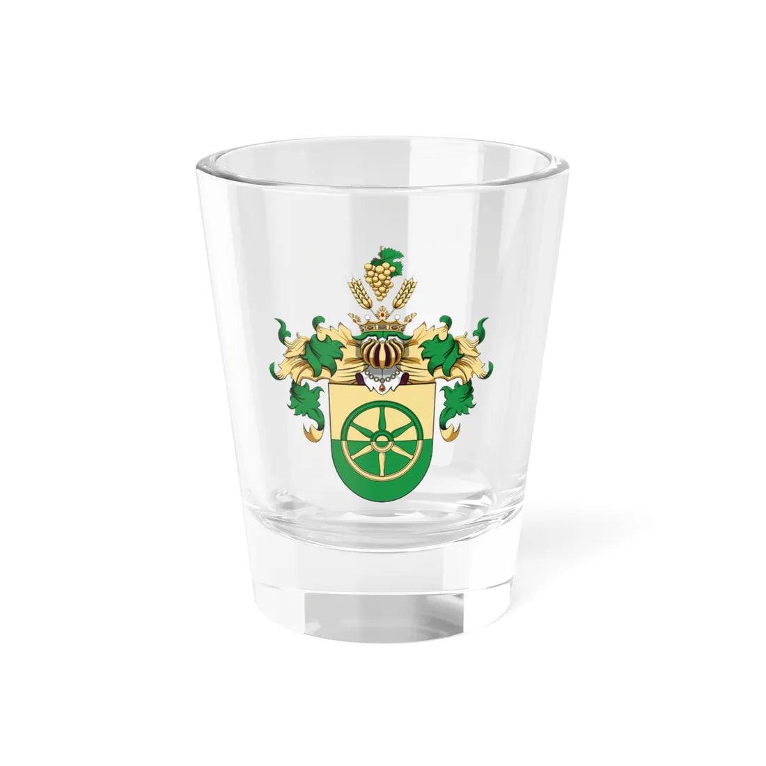 Coa Hungary Town Kerékteleki big (Hungary) (Coat of Arms) Shot Glass 1.5oz 1.5oz - Go Mug Yourself