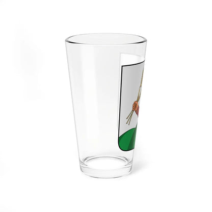Coa Hungary Town Kisújszállás (Hungary) (Coat of Arms) Pint Glass 16oz - Go Mug Yourself