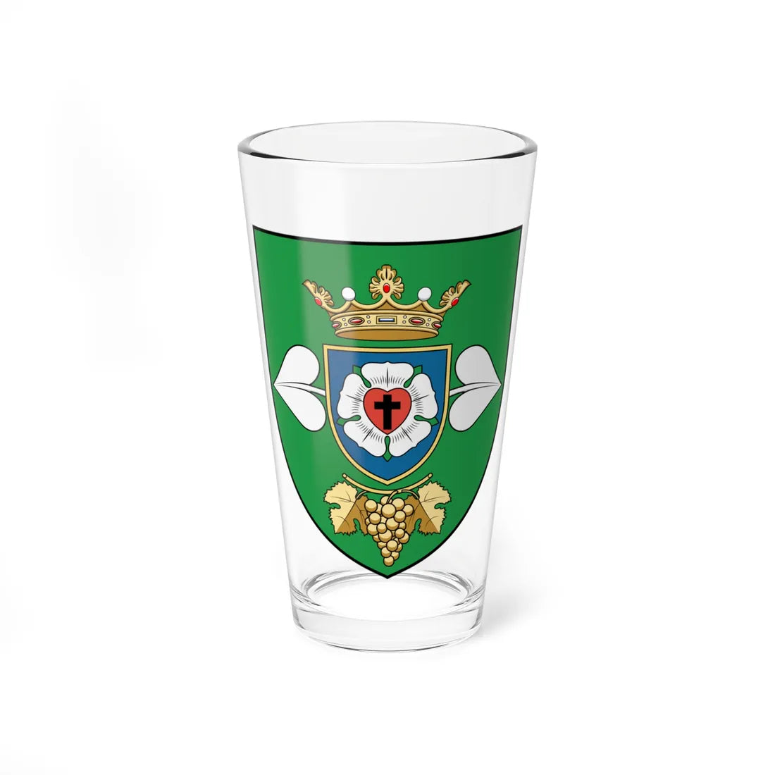 Coa Hungary Town Kötcse (Hungary) (Coat of Arms) Pint Glass 16oz 16oz - Go Mug Yourself