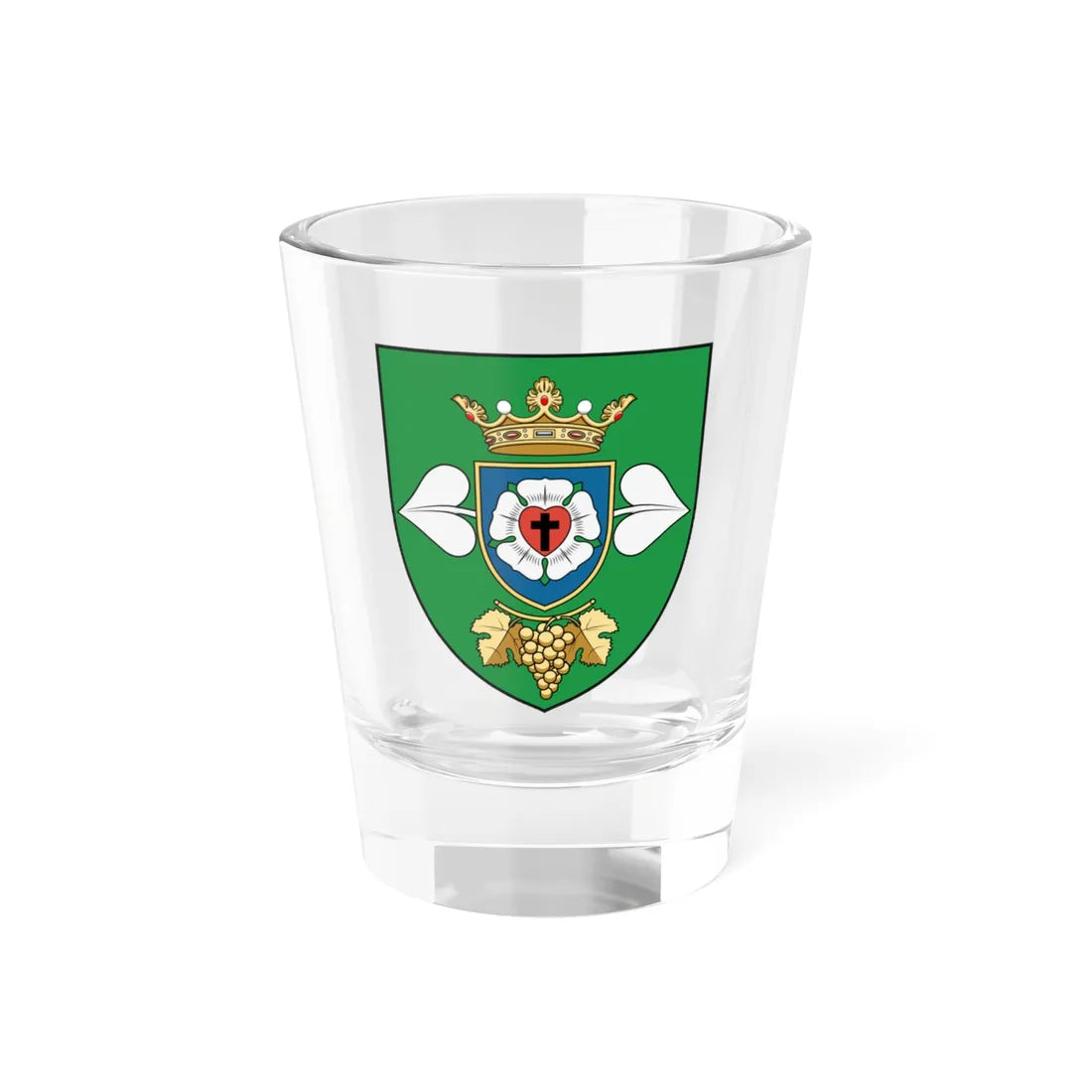 Coa Hungary Town Kötcse (Hungary) (Coat of Arms) Shot Glass 1.5oz 1.5oz - Go Mug Yourself