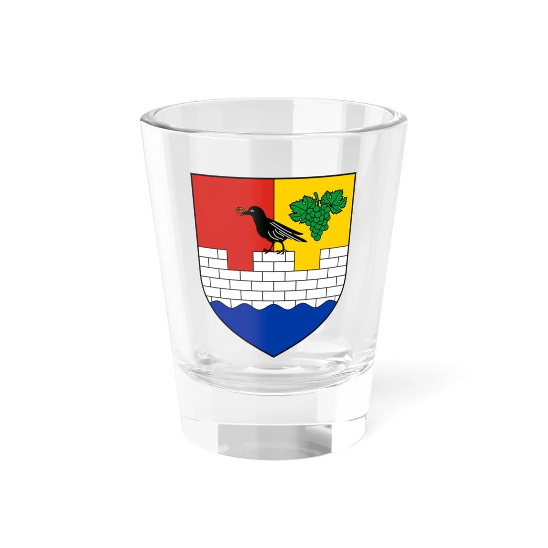 Coa Hungary Town Kéthely (Hungary) (Coat of Arms) Shot Glass 1.5oz 1.5oz - Go Mug Yourself