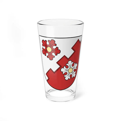 Coa Hungary Town Magyarszecsőd (Hungary) (Coat of Arms) Pint Glass 16oz 16oz - Go Mug Yourself