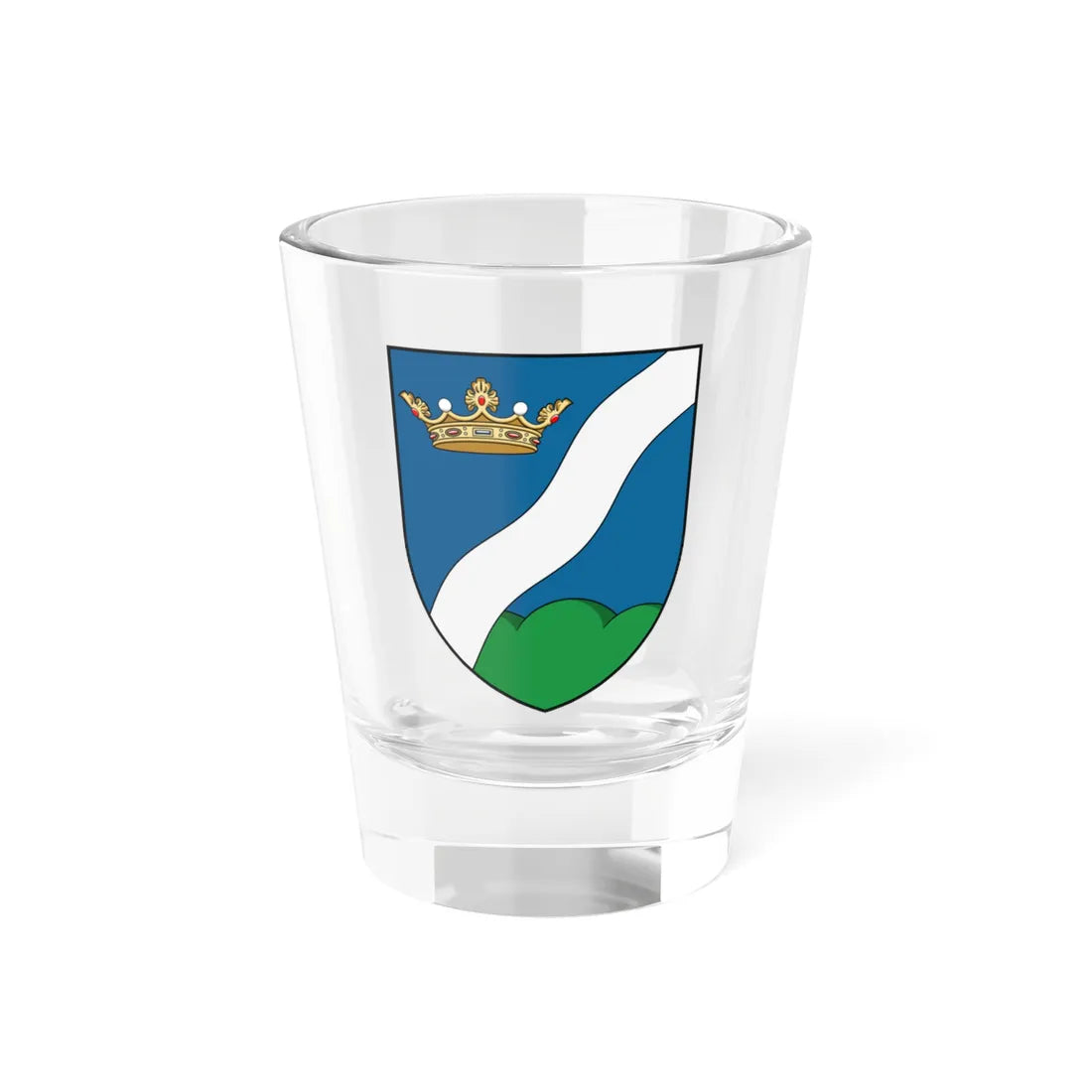 Coa Hungary Town Magyarszerdahely (Hungary) (Coat of Arms) Shot Glass 1.5oz 1.5oz - Go Mug Yourself