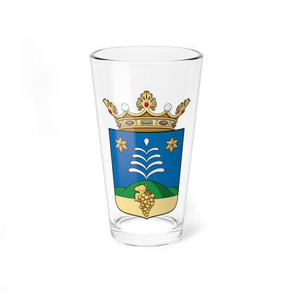 Coa Hungary Town Mesteri (Hungary) (Coat of Arms) Pint Glass 16oz 16oz - Go Mug Yourself