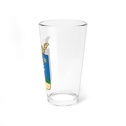 Coa Hungary Town Mesteri (Hungary) (Coat of Arms) Pint Glass 16oz - Go Mug Yourself
