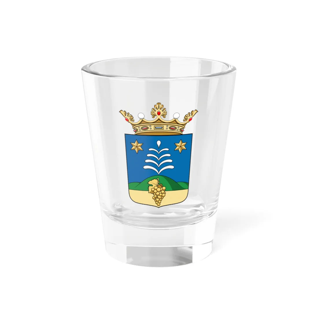 Coa Hungary Town Mesteri (Hungary) (Coat of Arms) Shot Glass 1.5oz 1.5oz - Go Mug Yourself