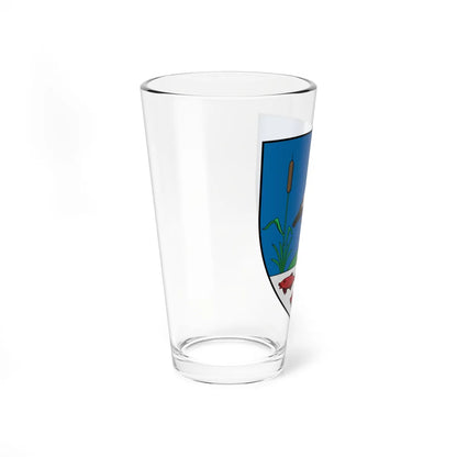 Coa Hungary Town Mesztegnyő (Hungary) (Coat of Arms) Pint Glass 16oz - Go Mug Yourself