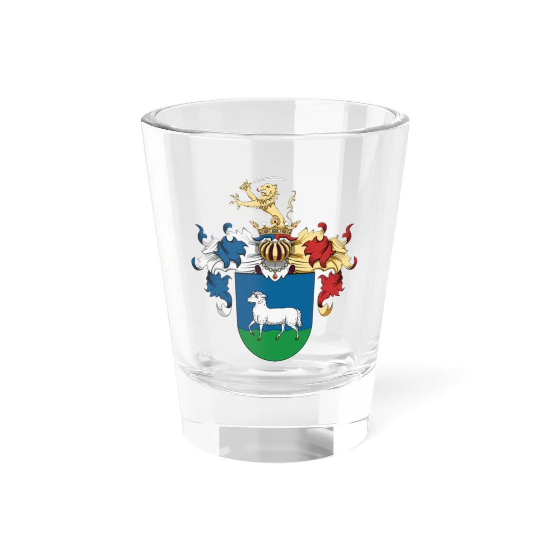 Coa Hungary Town Mezőnagymihály big (Hungary) (Coat of Arms) Shot Glass 1.5oz 1.5oz - Go Mug Yourself