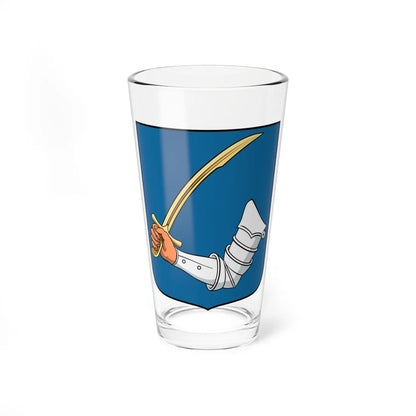 Coa Hungary Town Mikepércs (Hungary) (Coat of Arms) Pint Glass 16oz 16oz - Go Mug Yourself