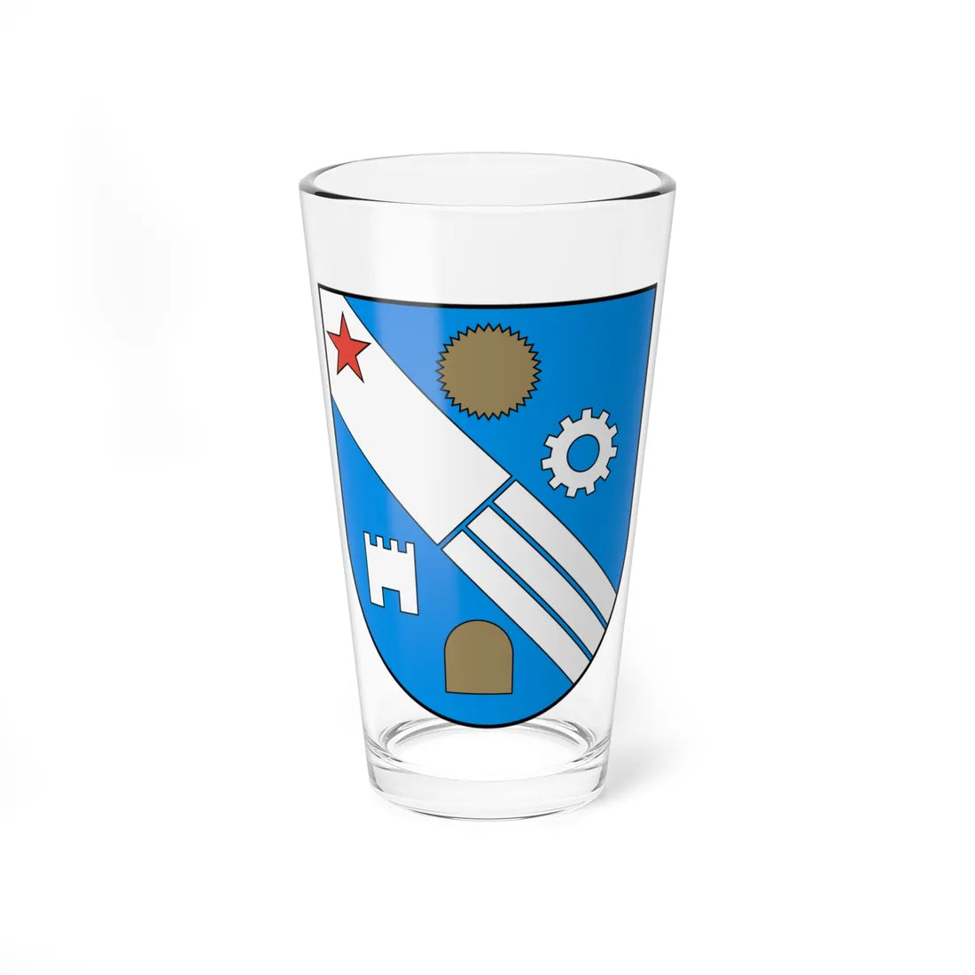 Coa Hungary Town Mosonmagyaróvár History (Hungary) (Coat of Arms) Pint Glass 16oz 16oz - Go Mug Yourself