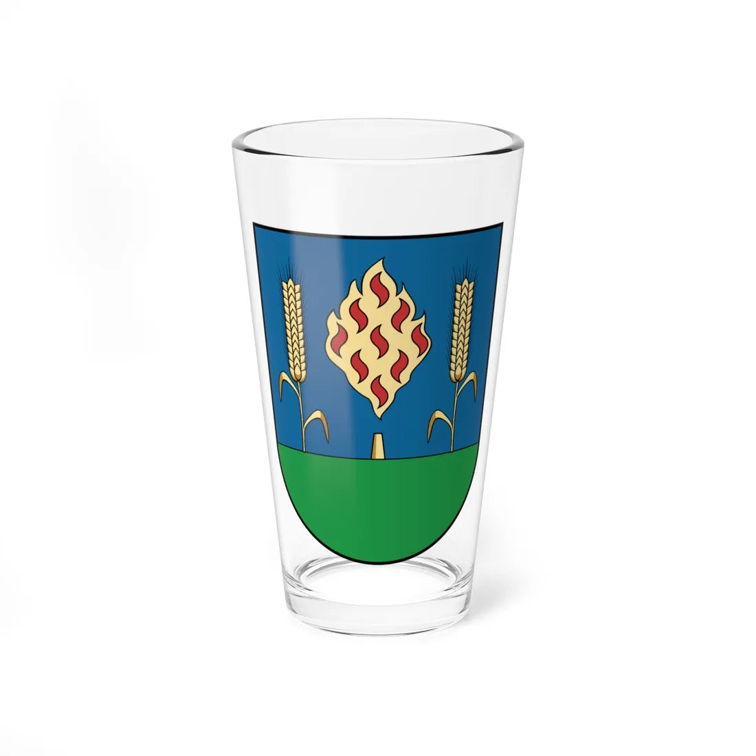 Coa Hungary Town Nagyhegyes (Hungary) (Coat of Arms) Pint Glass 16oz 16oz - Go Mug Yourself
