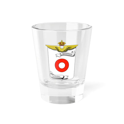 CoA II Squadriglia Caproni (Italy) (Coat of Arms) Shot Glass 1.5oz 1.5oz - Go Mug Yourself