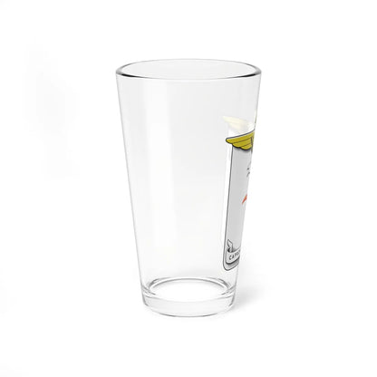 CoA III Squadriglia Caproni (Italy) (Coat of Arms) Pint Glass 16oz - Go Mug Yourself