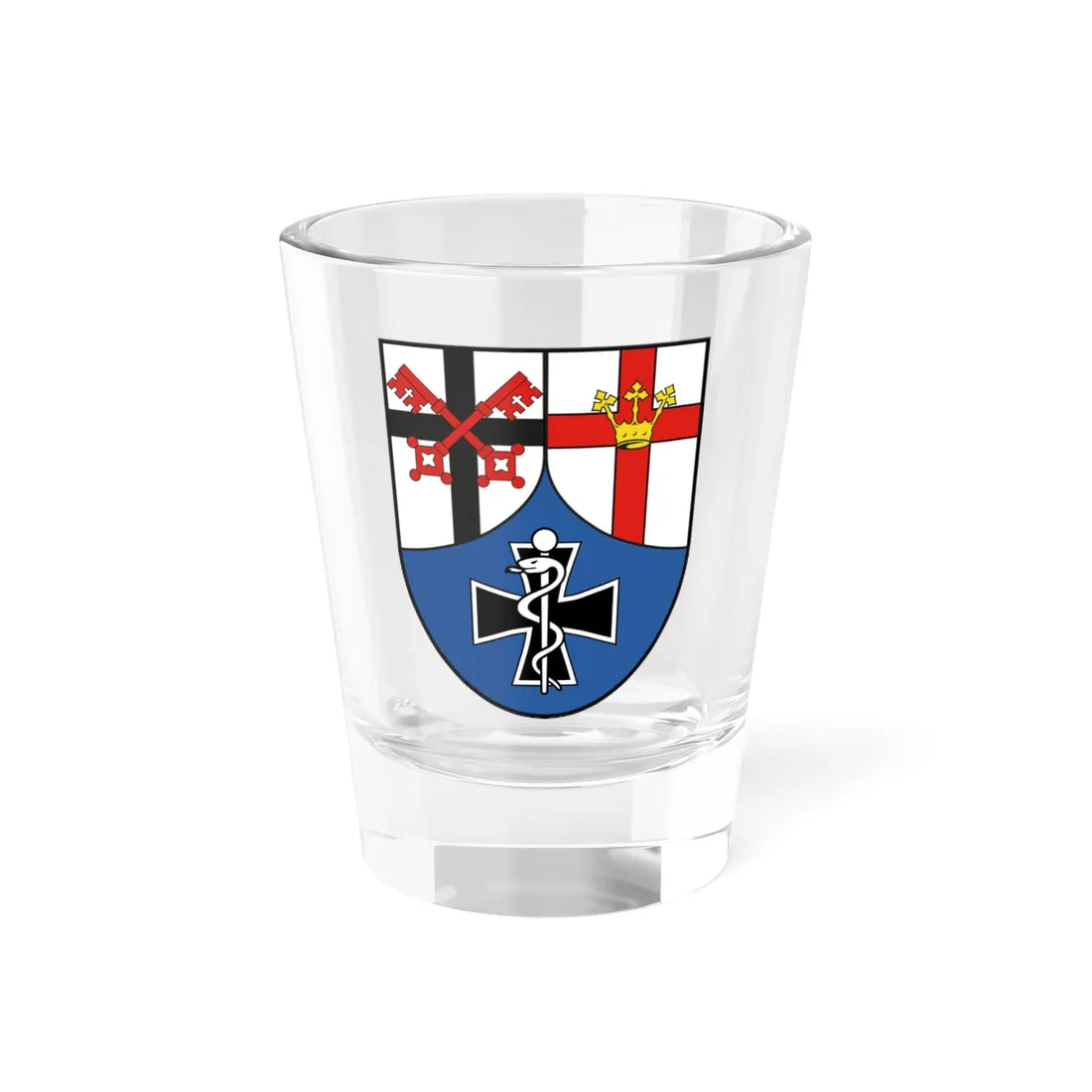 COA InstPrävMed (Germany) (Coat of Arms) Shot Glass 1.5oz 1.5oz - Go Mug Yourself