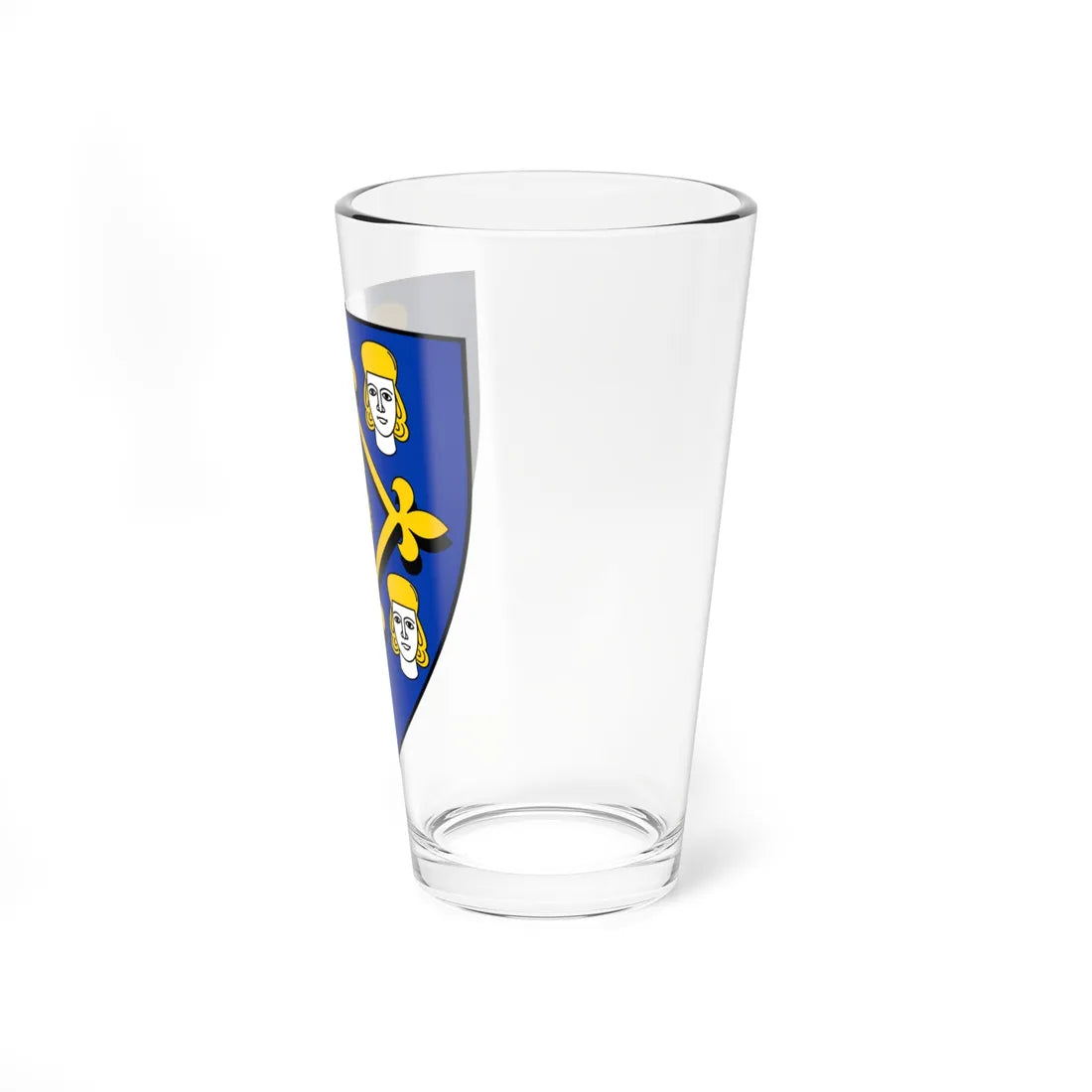 Coa Isle of Man Ecclesiastical Henry Man Bp. of Sodor and Man (United Kingdom) (Coat of Arms) Pint Glass 16oz - Go Mug Yourself