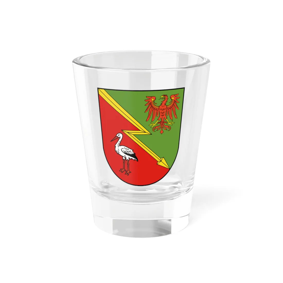 COA ITBtl 381 (Germany) (Coat of Arms) Shot Glass 1.5oz 1.5oz - Go Mug Yourself