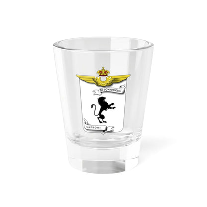 CoA IV Squadriglia Caproni (Italy) (Coat of Arms) Shot Glass 1.5oz 1.5oz - Go Mug Yourself